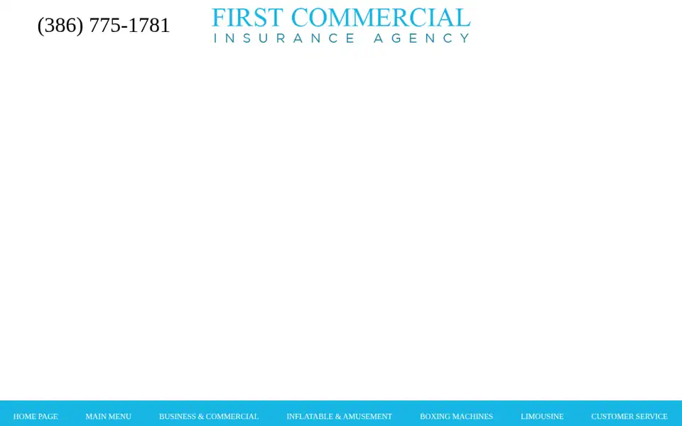 First Commercial Insurance website archived April 2026